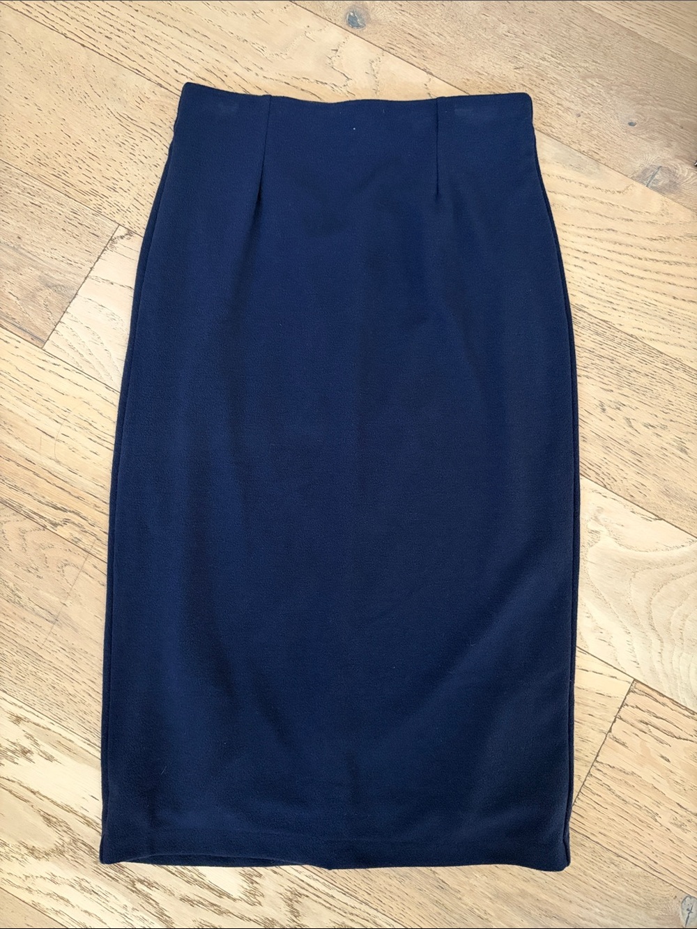 Halogen Navy Pencil Skirt - Slim Tailored Silhouette